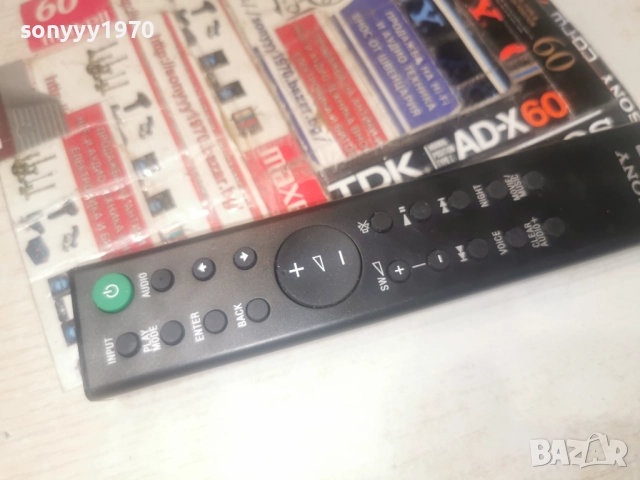 SONY RMT-AH300U AUDIO REMOTE SWISS 2512251925, снимка 7 - Ресийвъри, усилватели, смесителни пултове - 52899285