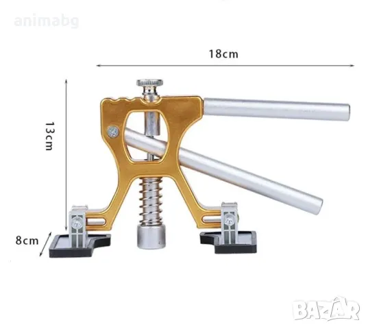 ANIMABG Комплект инструменти за ремонтиране на вдлъбнатини на автомобили от градушка, снимка 6 - Аксесоари и консумативи - 49301424