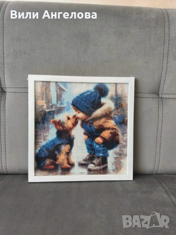 Диамантен гоблен, 30/30, 16 цвята., снимка 4 - Гоблени - 52806568