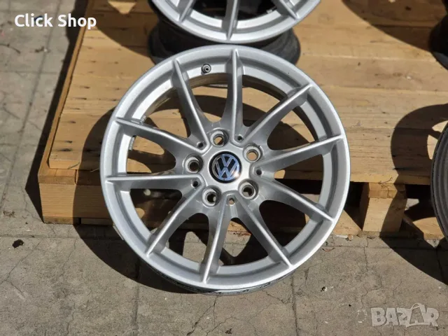 5х112 Джанти Лети 16 цола VW Sharan Tiguan Passat Фолксваген, снимка 2 - Гуми и джанти - 56185118