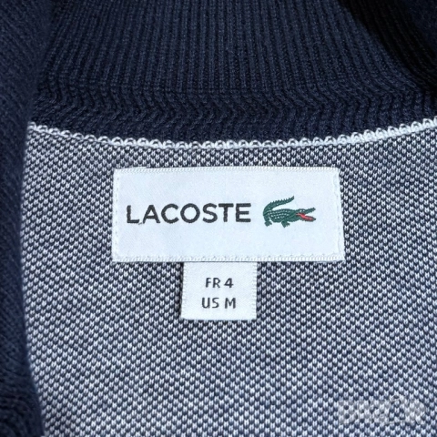 Мъжко горнище Lacoste | M размер, снимка 5 - Суичъри - 52689323