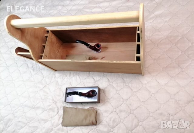 Лула за тютюн Zobo, от Палисандрово дърво,  със сменям филтър от палисандрово дърво, снимка 3 - Лули - 35789096