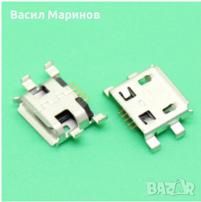 Продавам Micro USB конектори - 25 различни модела, снимка 6 - Резервни части за телефони - 36151606