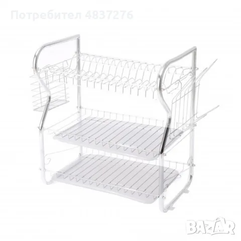 Сушилник за съдове на 3 нива. , снимка 4 - Сушилници - 55727469