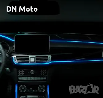 Амбиентно осветление за КОЛА, интериорна LED лента – 5 метра, снимка 1