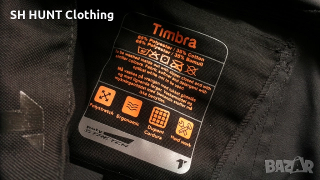 Timbra CLASSIC ARBEIDSBUKSE Poly Stretch CORDURA Work Trouser размер 56-XXL работен панталон W3-73, снимка 12 - Панталони - 52092653