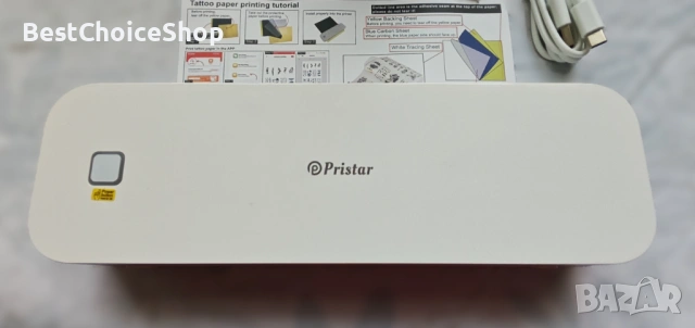 Портативен А4 Термален Принтер Bluetooth Съвместим с iOS/Android 