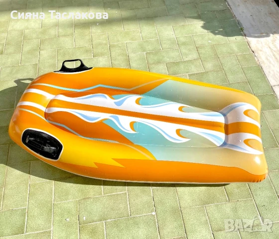 Плажен Оранжев Надуваем Дюшек, снимка 3 - Други игри - 51206717