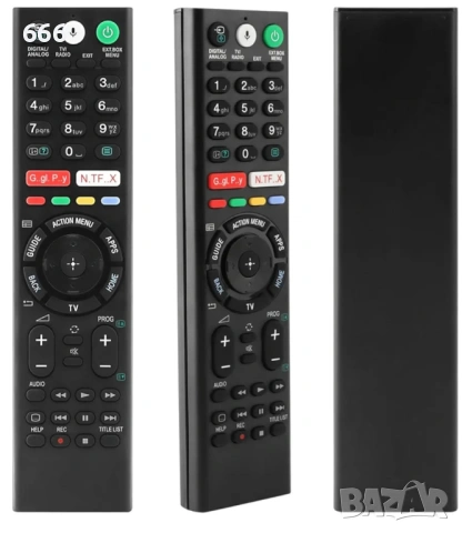 Дистанционно за телевизор Sony, подходящо за различни LCD модели от 43 до 85 инча.