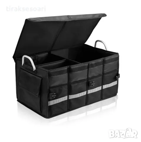  Многофункционален органайзер за багажник водоустойчив сгъваем с алуминиеви дръжки