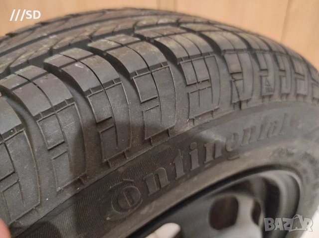 Желязна джанта за Ford Fiesta + гума / CONTINENTAL / 175 / 65 / 14, снимка 3 - Гуми и джанти - 52724703