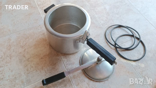 тенджера за готвене под налягане 6л с три броя уплътнения за капака, снимка 7 - Съдове за готвене - 50934604