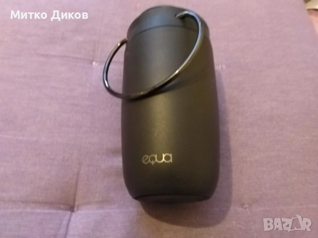 Термоизолирана чаша EQUA, изработена от неръждаема стомана.  Вместимост: 300 мл. с карабинер, снимка 2 - Чаши - 53237579