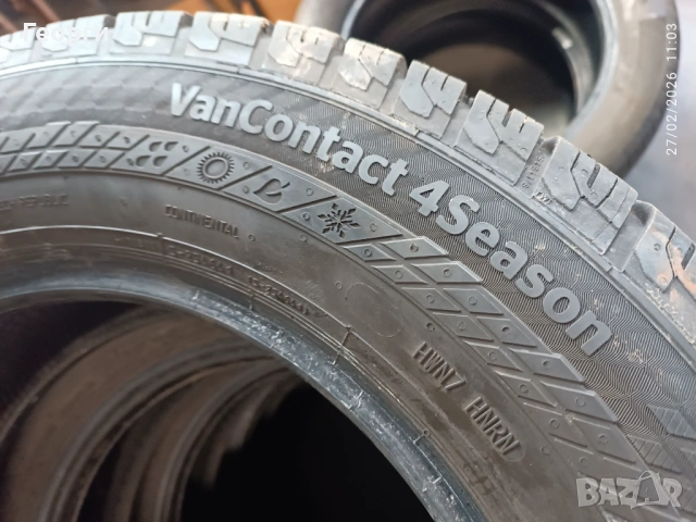 2бр. всесезонни гуми 225/65/16C Continental, снимка 3 - Гуми и джанти - 53672048