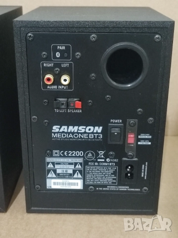 Малки активни мониторни тонколони Samson с bluetooth, снимка 9 - Тонколони - 52945680
