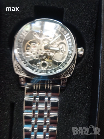 Автоматичен ,механичен, водоустойчив часовник time corridor, ненадраскваемо стъкло ,водоустойчив., снимка 8 - Мъжки - 52244562