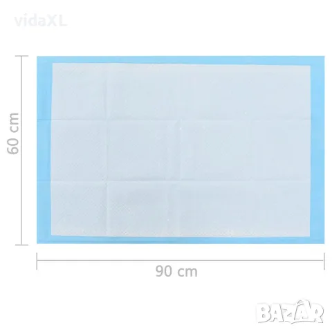 vidaXL Подложки за обучаване на домашни любимци 100 бр 90х60 см плат, снимка 8 - За кучета - 56146180