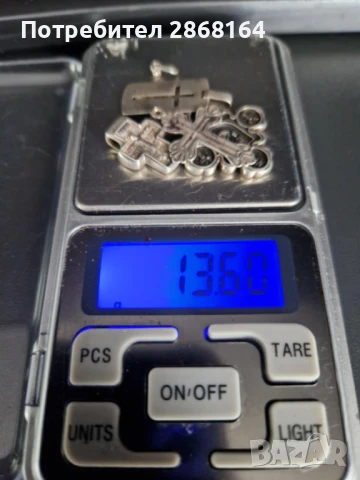 Стари сребърни кръста, снимка 4 - Антикварни и старинни предмети - 50613103