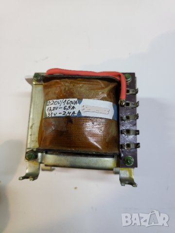 Трансформатор траф захранване с изводи - 13,2 волта  на 6,5Амера и 31 волта на 2,4 Ампера 220в 160Ва