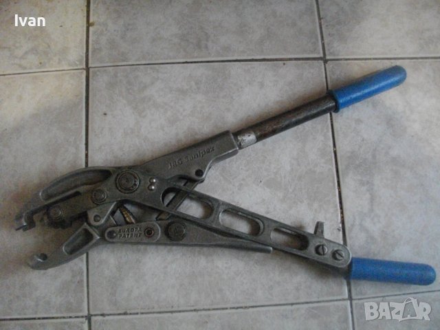 JRG Sanitex-Немски Прес Клещи/Инструмент Инсталиране/Крипване Тръби/Фитинги 20мм-Топла/Студена Вода, снимка 4 - Клещи - 39259932