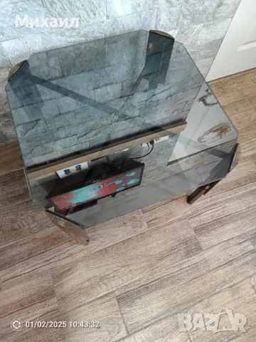 Стъклена Масичка , снимка 3 - Маси - 48519362