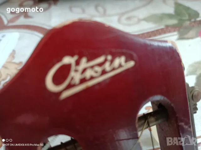 Китара класическа Otwin parlor guitar 1950-55, Otwin 🎸, китара 🎸 резонансова  , снимка 9 - Китари - 49872326