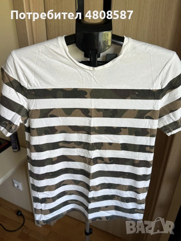 Мъжка тениска Зара/ZARA, снимка 3 - Тениски - 55162798