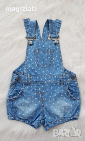 Дънков гащеризон за бебе 6-9 месеца , снимка 5 - Бебешки гащеризони - 40453157