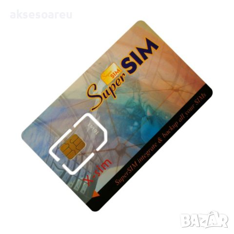 Нова празна сим карта за мобилен телефон Super sim 16 в 1 Max sim cart за GSM Редактор на номера Кап, снимка 15 - Резервни части за телефони - 42000312