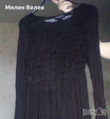 Черна рокля , снимка 2 - Рокли - 50497075