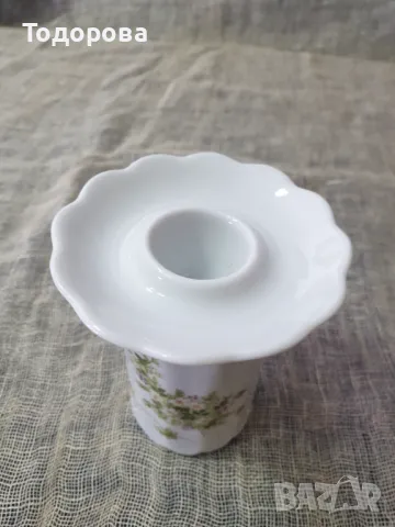 Порцеланов свещник, снимка 2 - Други - 49026633