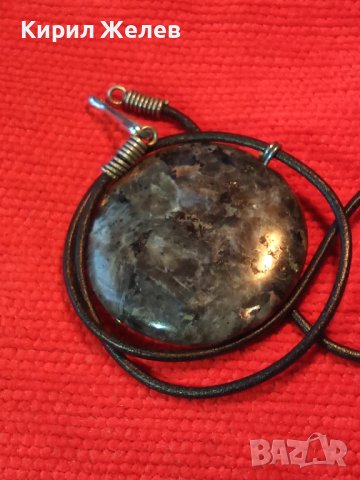 СКЪПОЦЕНЕН МНОГО КРАСИВ АРТ МЕДАЛЬОН КОЛИЕ ЮВЕЛИРНО ШЛИФОВАН МРАМОРЕН ХАЛЦЕДОН 27912, снимка 11 - Колиета, медальони, синджири - 37115914