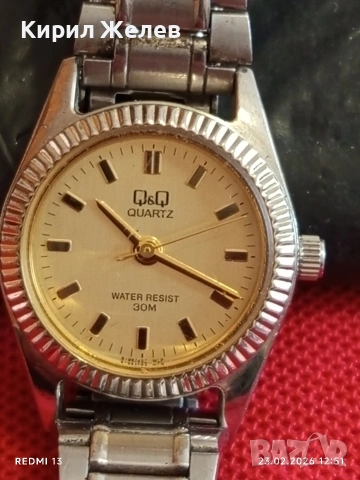 Марков дамски часовник Q/Q QUARTZ JAPAN много красив стилен дизайн 51705, снимка 2 - Дамски - 53591651