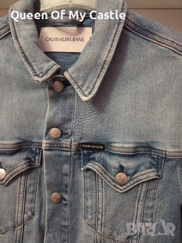 Свежо деним яке Calvin Klein , снимка 4 - Якета - 53486611
