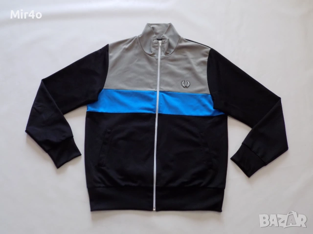 горнище fred perry/nike tech блуза фанела яке худи суичър елек екип тениска спорт мъжко оригинал L/M, снимка 2 - Спортни дрехи, екипи - 48828561