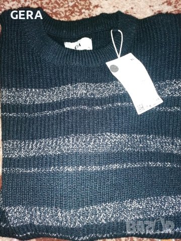Нов мъжки пуловер С&A, XXL