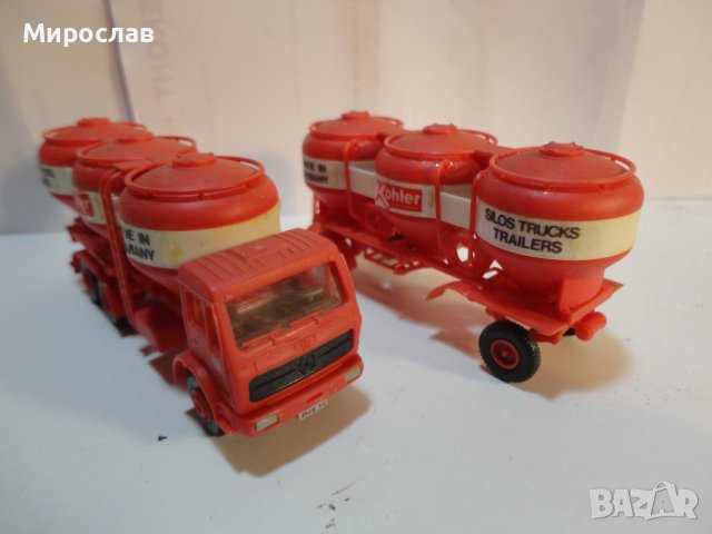 WIKING?  HO 1/87 КАМИОН MERCEDES УМАЛЕН МОДЕЛ, снимка 5 - Колекции - 40913659