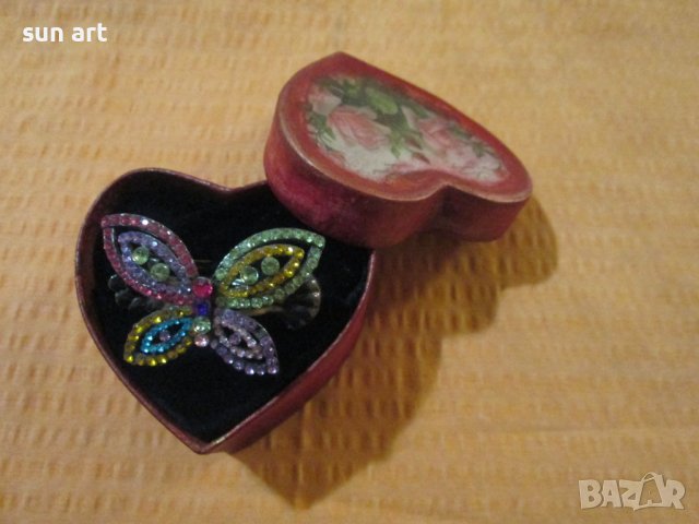 романтична кутия за бижу във форма на сърце, снимка 3 - Романтични подаръци - 26273319