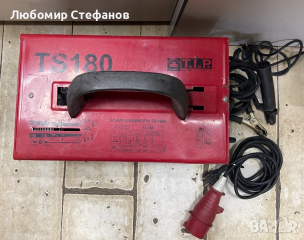 Заваръчен апарат TIP TS180 30-160A , снимка 2 - Други инструменти - 52008432