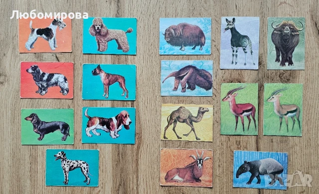 Ретро календарчета със животни/ За колекционери