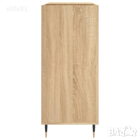 vidaXL Шкаф за винилови плочи сонома дъб 84,5x38x89 см инженерно дърво, снимка 5 - Шкафове - 56148126