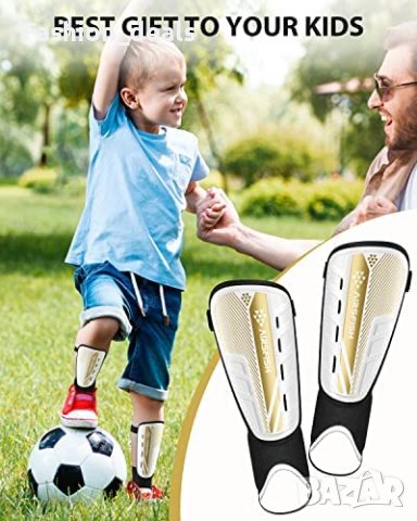 Нова предпазна футболна екипировка за момче 15-18 Подложки за пищяли, снимка 6 - Футбол - 40679887