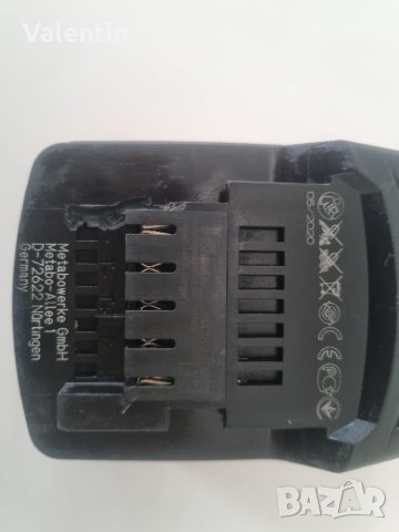 Батерия Metabo 18v liHD 5.5Ah, снимка 5 - Други инструменти - 40492421
