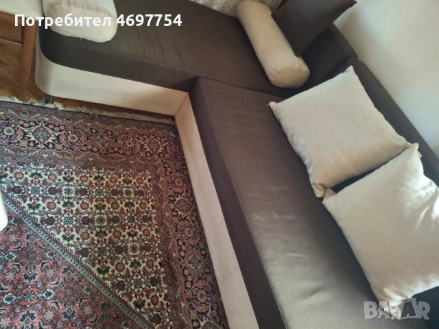 Холов ъгъл, с опция за легло и ракла, снимка 2 - Дивани и мека мебел - 52957247