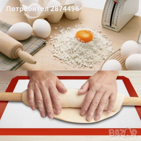 2881 ПОДЛОЖКА ЗА ПЕЧЕНЕ ОТ ФИБРОСТЪКЛО И СИЛИКОН, снимка 6 - Други - 35763686