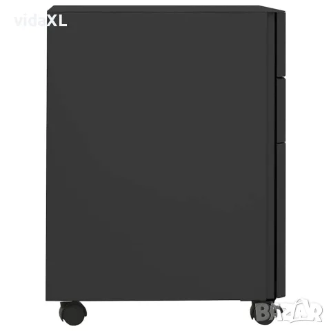 vidaXL Мобилен офис шкаф, антрацит, 30x45x59 см, стомана, снимка 2 - Шкафове - 56147090