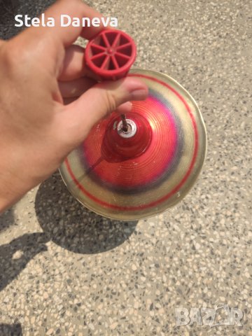 Ретро играчка метален пумпал, снимка 3 - Колекции - 41526449