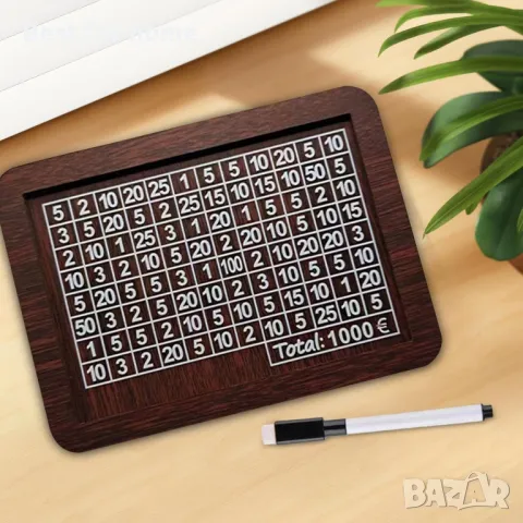 amleso дървена касичка с отбелязване на спестявания, снимка 5 - Други - 48173495