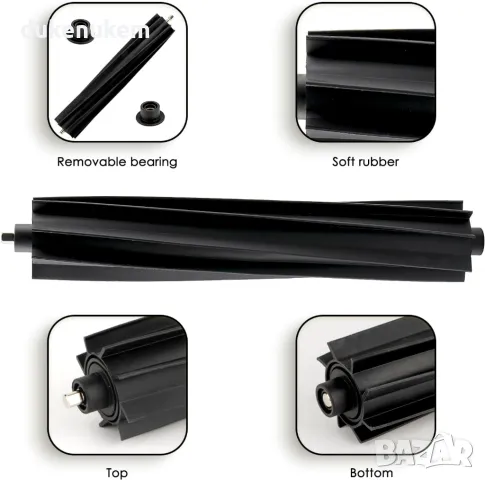 НОВА! Основна четка за ECOVACS DEEBOT X2 Omni/X2 Pro/X2, 2 бр/к-кт, снимка 5 - Прахосмукачки - 50017507