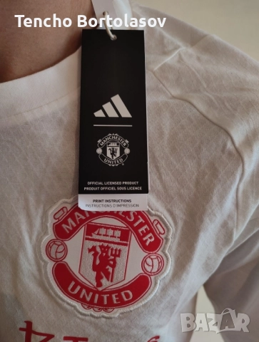 Manchester United Home 23/24 – чисто нова оригинална тениска (S и М), снимка 4 - Тениски - 52494929